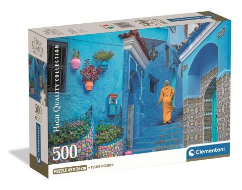 -: Puzzle Modrá ulička v Chefchaouenu 500 dílků