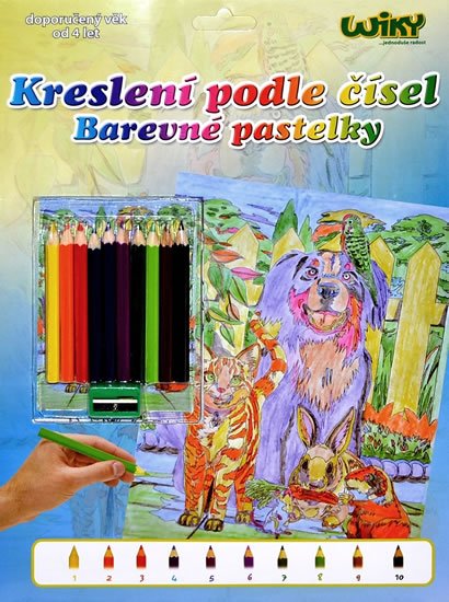neuveden: Kreslení podle čísel - Pejsek