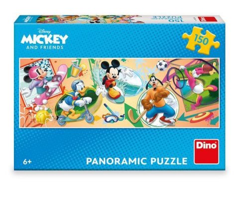 neuveden: Puzzle Mickey s kamarády sport 150 dílků panoramic