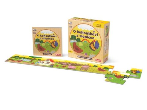 neuveden: O kohoutkovi a slepičce - skládačka s pohádkou