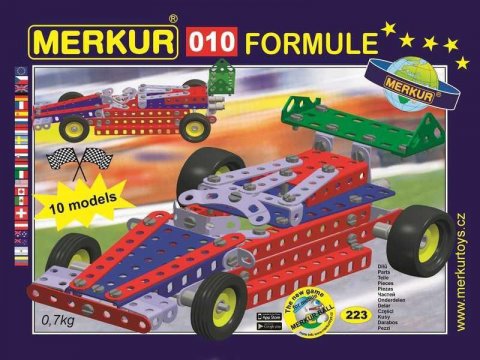 neuveden: Merkur 010 Formule, 223 dílů, 10 modelů