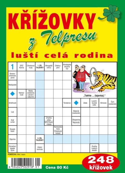 : Křížovky z Telpresu luští celá rodina - 248 křížovek 22026