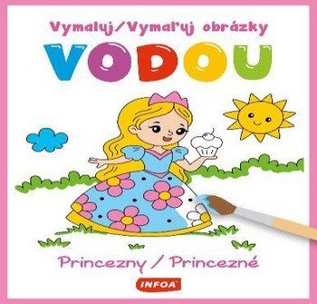 neuveden: Vymaluj obrázky vodou - Princezny
