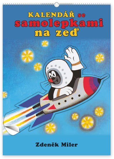 neuveden: Kalendář - Krteček se samolepkami na zeď - nástěnný