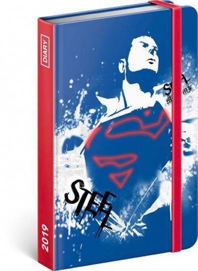 neuveden: Diář 2019 - Superman - týdenní, 10,5 x 15,8 cm