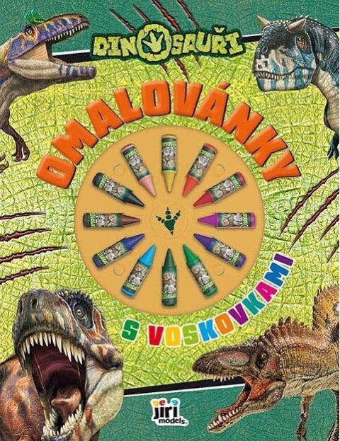 neuveden: Dinosauři - Omalovánky s voskovkami