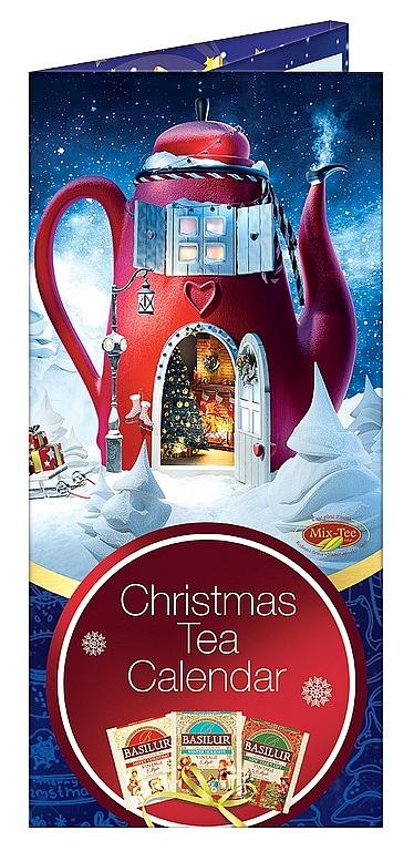 neuveden: BASILUR Adventní kalendář 24 druhů čajů