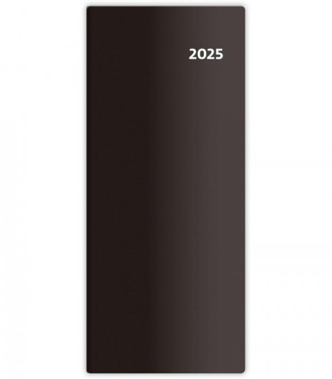 neuveden: Diář 2025 Torino černá, měsíční