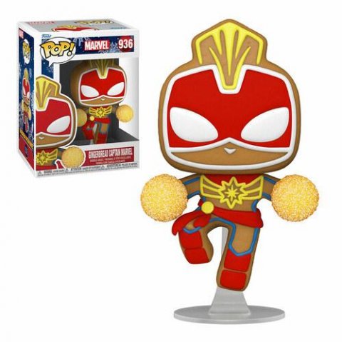 neuveden: Funko POP Marvel: Holiday - Captain Marvel