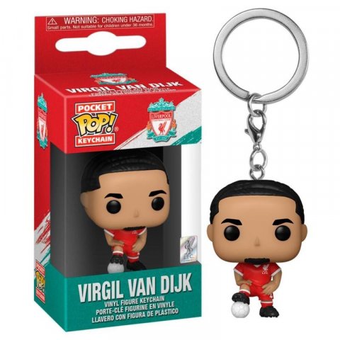 neuveden: Funko POP Keychain: Liverpool - Virgil van Dijk (klíčenka)