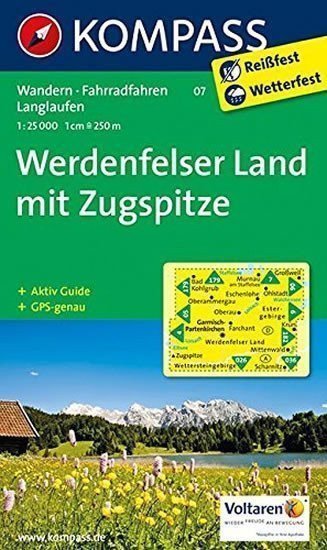 neuveden: Werdenfelser Land mit Zugspitze 07 / 1:25T NKOM