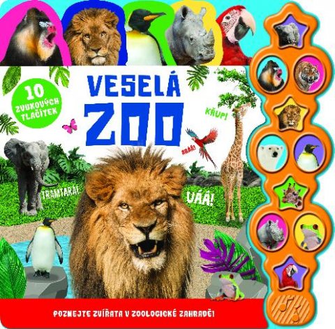 neuveden: Veselá ZOO - 10 zvukových tlačítek