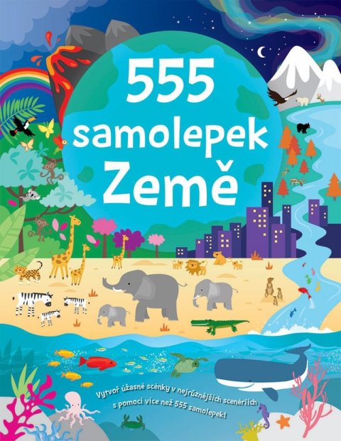 neuveden: 555 samolepek Země