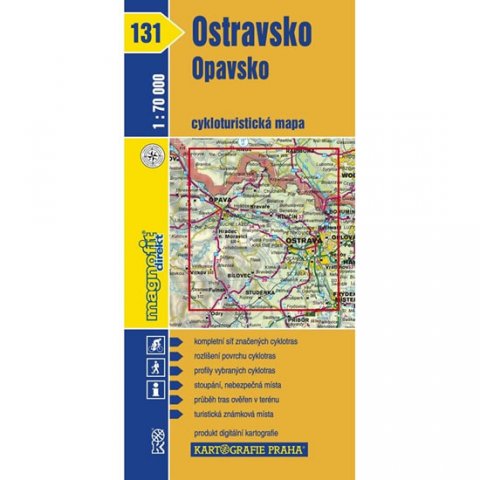 neuveden: 1: 70T(131)-Ostravsko,Opavsko (cyklomapa)