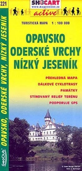 neuveden: SC 221 Oderské vrchy, Opavsko, Nízký Jeseník 1:100 000