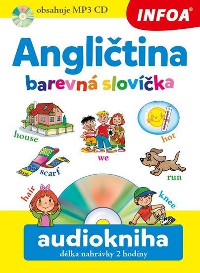 Šamalíková Pavlína: Angličtina barevná slovíčka + CDmp3