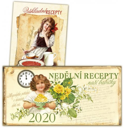 Trnková Klára: Kalendář 2020 - Nedělní recepty naší babičky + Základní recepty