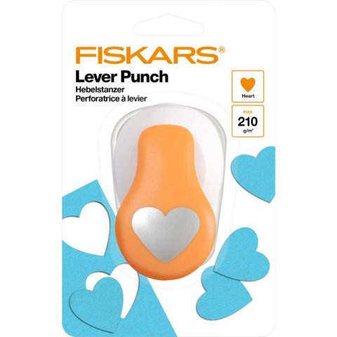 neuveden: Fiskars Ozdobná děrovačka - propletená srdce