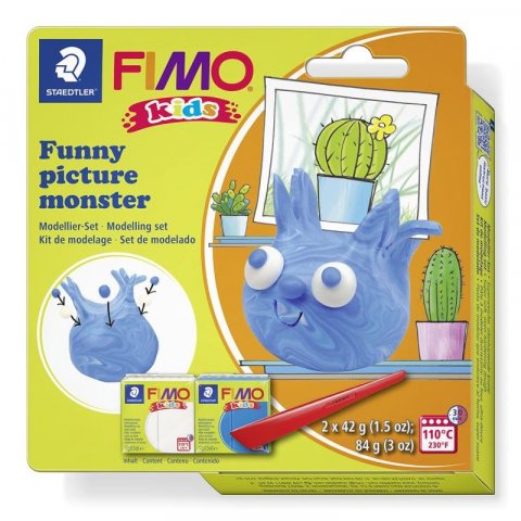 neuveden: FIMO sada kids Funny - Modrá příšera