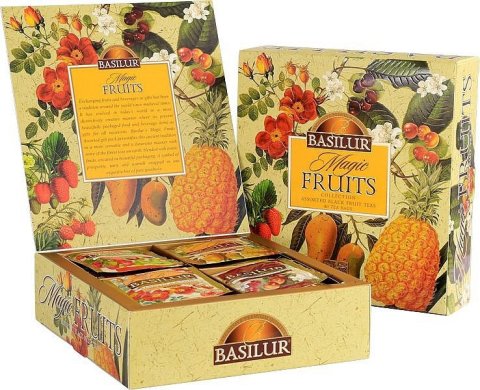 neuveden: BASILUR Magic Fruits Assorted přebal 40 gastro sáčků 40x2g