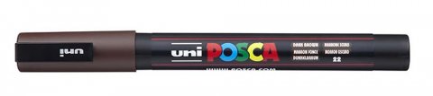 neuveden: POSCA akrylový popisovač - tmavě hnědý 0,9 - 1,3 mm