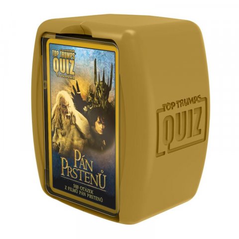 neuveden: TOP TRUMPS QUIZ Pán prstenů CZ - kvízová karetní hra