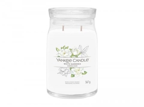 neuveden: YANKEE CANDLE White Gardenia svíčka 567g / 2 knoty (Signature velký)