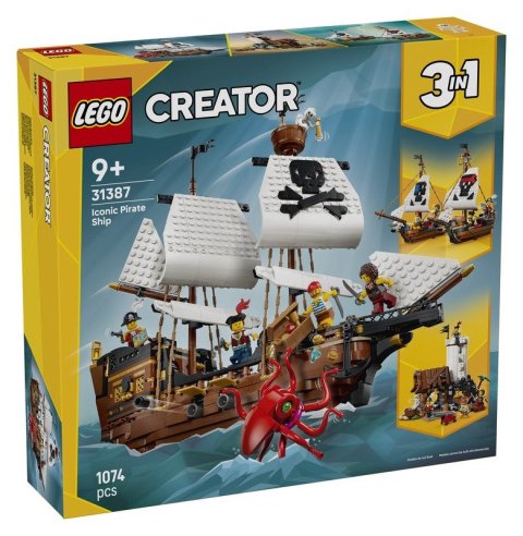 : LEGO® Creator 3 v 1 31387 Kultovní pirátská loď