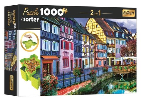 neuveden: Puzzle s třídičem 2v1: Colmar, Francie 1000 dílků
