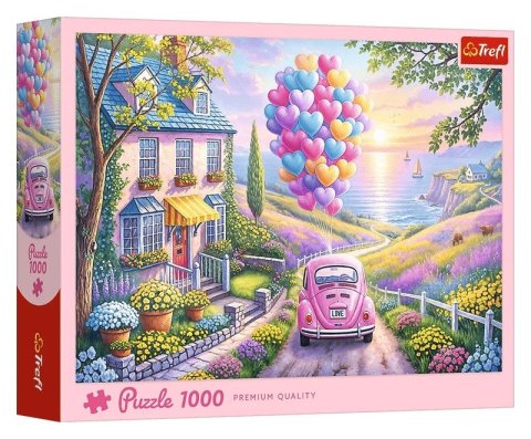 -: Puzzle Romantická jízda 1000 dílků