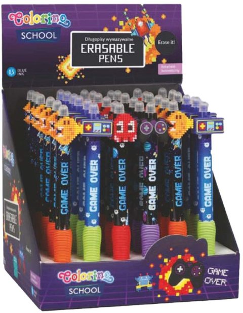 neuveden: Colorino gumovatelné pero Game Over - mix motivů