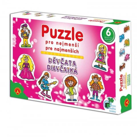 neuveden: Puzzle pro nejmenší - Děvčata