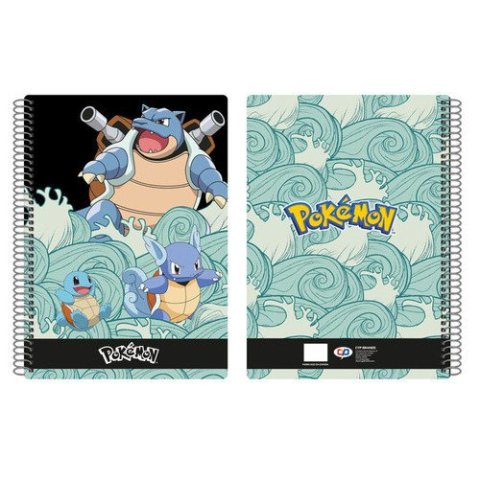 neuveden: Pokémon Blok kroužkový A4 - Squirtle