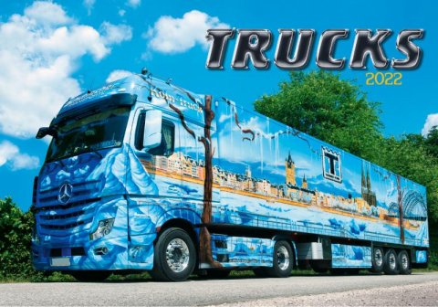 neuveden: Kalendář 2022 - Trucks, nástěnný