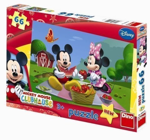 neuveden: Mickey Mouse na pikniku - puzzle 66 dílk