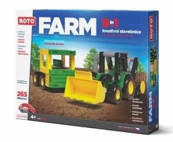 neuveden: ROTO Stavebnice 9v1 Farm, 265 dílků neuveden: ROTO Stavebnice 9v1 Farm, 265 dílků