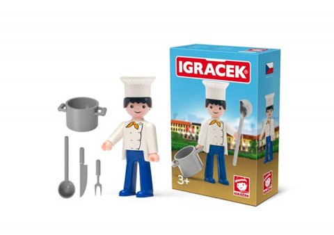 neuveden: IGRÁČEK - Kuchař s doplňky neuveden: IGRÁČEK - Kuchař s doplňky