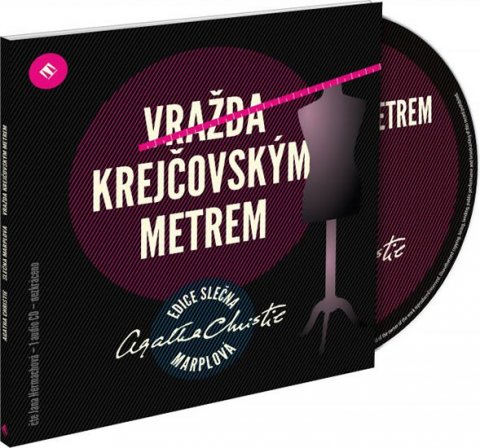 Christie Agatha: Vražda krejčovským metrem - 1audio CD (čte jana Hermachová) - audiokniha