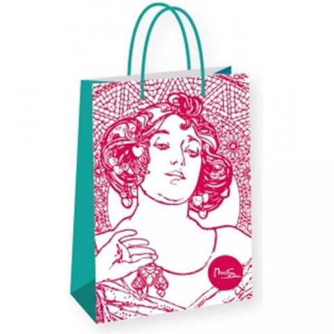 neuveden: Alfons Mucha - Ruby/dárková taška velká neuveden: Alfons Mucha - Ruby/dárková taška velká