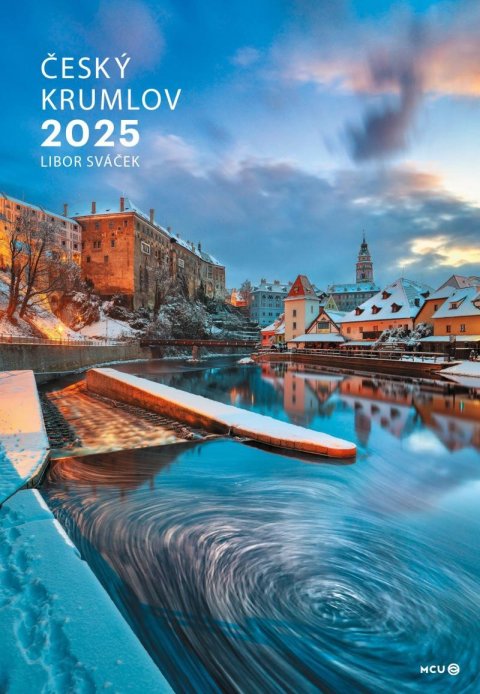 Sváček Libor: Kalendář 2025 Český Krumlov - nástěnný na výšku