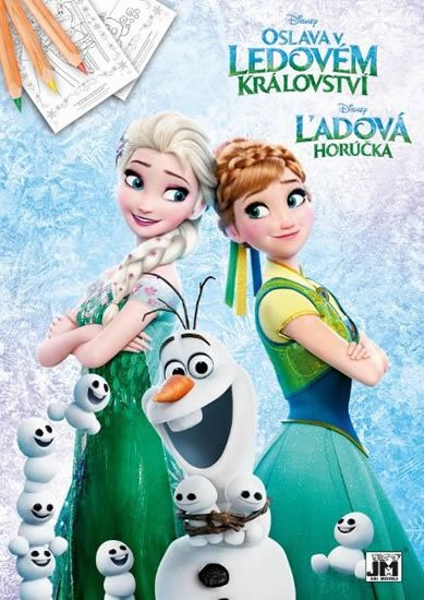 neuveden: Ledové království - Oslava v Ledovém království - Omalovánky A4
