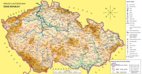 : Náhradní mapa k učebnici Vlastivěda 5 - ČR jako součást Evropy