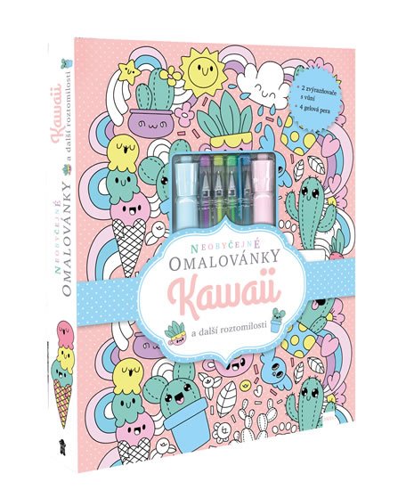 neuveden: Neobyčejné omalovánky: KAWAII a další roztomilosti