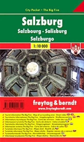 neuveden: PL 18 CP Salzburg 1:8 800 / kapesní plán města