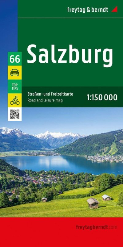 neuveden: Salzburg 1:150 000 / automapa a rekreační mapa