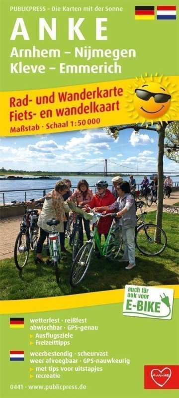 neuveden: Arnhem, Nijmegen, Kleve, Emmerich 1:50 000 / cyklistická a turistická mapa