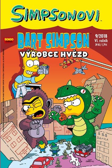 kolektiv autorů: Simpsonovi - Bart Simpson 9/2018 - Výrobce hvězd kolektiv autorů: Simpsonovi - Bart Simpson 9/2018 - Výrobce hvězd