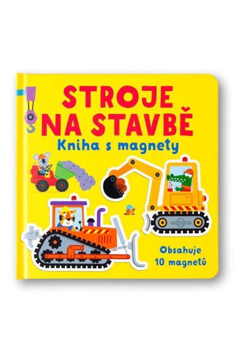 neuveden: Stroje na stavbě Kniha s magnety