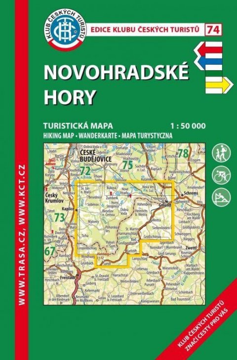 neuveden: KČT 74 Novohradské hory 1:50 000 / Turistická mapa neuveden: KČT 74 Novohradské hory 1:50 000 / Turistická mapa