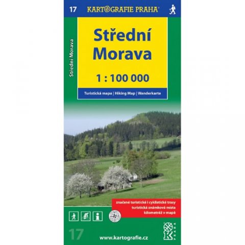 neuveden: 1:100T (17)-Střední Morava (turistická mapa) neuveden: 1:100T (17)-Střední Morava (turistická mapa)